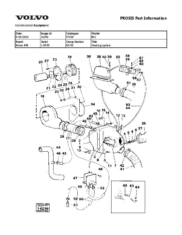 Volvo BM Articulated Haulers 861 Parts Manual | Quality Service Manual